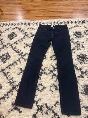 Banana Republic Women's Dark Navy Straight-Leg Jeans